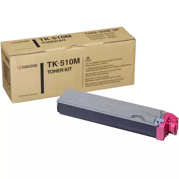 Картридж лазерный Kyocera TK-510M/1T02F3BEU0, пурпурный, 8000 страниц, оригинальный, для Kyocera FS-C5020N, FS-C5025N, FS-C5030N