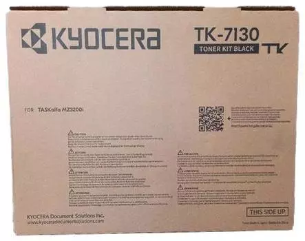 Картридж лазерный Kyocera TK-7130/1T02ZT0AX0, черный, 20000 страниц, оригинальный для Kyocera MZ3200i, только китайские версии!
