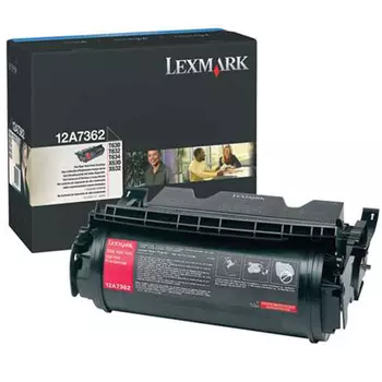 Картридж лазерный Lexmark 12A7362, черный, 1шт., 21000 страниц, оригинальный, для Lexmark T630, T632, T634, X630, X632, X634