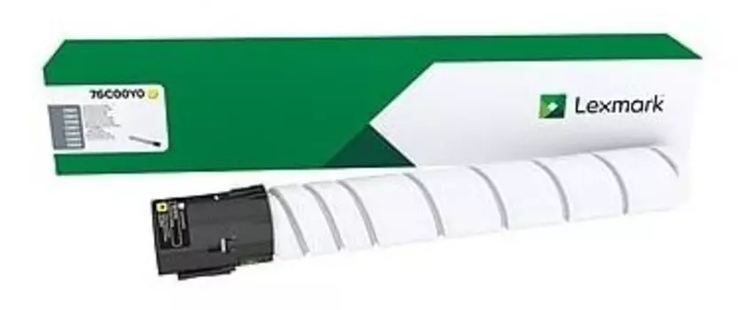 Картридж лазерный Lexmark 76C00Y0, желтый, 11000 страниц, оригинальный для Lexmark CX922de/ CX921de/ CX923dxe/ CX923dte/ CX924dxe/ CX924dte/ CS921de/ CS923de/ CX920de