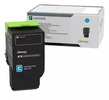 Картридж лазерный Lexmark 78C5XCE, голубой, 5000 страниц, оригинальный для Lexmark CX622ade/ CS421dn/ CS521dn/ CX625adhe / CX522ade/ CS622de/ CX421adn