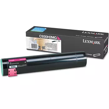 Картридж лазерный Lexmark C930H2MG, пурпурный, 24000 страниц, оригинальный для C935