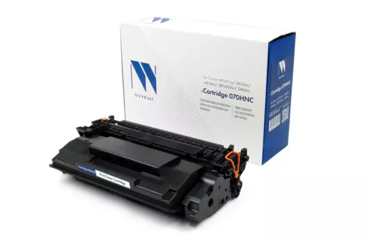 Картридж лазерный NV Print NV-070HNC (070H/5640C002), черный, 10200 страниц, совместимый для Canon LBP246dw/LBP243dw/MF463dw/MF465dw/MF461w без чипа