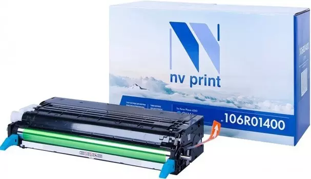 Картридж лазерный NV Print NV-106R01400C (106R01400), голубой, 5900 страниц, совместимый для Xerox Phaser 6280
