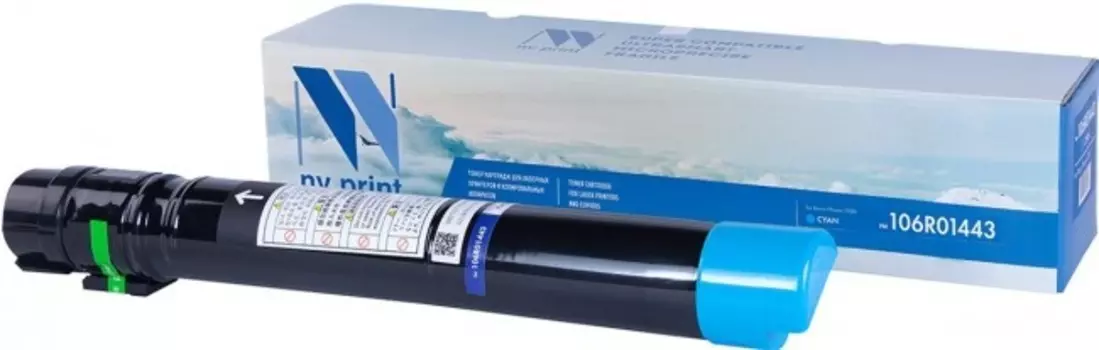 Картридж лазерный NV Print NV-106R01443C (106R01443), голубой, 17800 страниц, совместимый для Xerox Phaser 7500