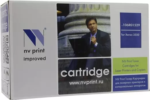 Картридж лазерный NV Print NV-106R01529 (106R01529), черный, 5000 страниц, совместимый, для Xerox WorkCentre 3550