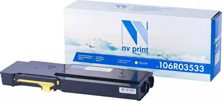 Картридж лазерный NV Print NV-106R03533Y (106R03533), желтый, 8000 страниц, совместимый для Xerox VersaLink C400 | C405