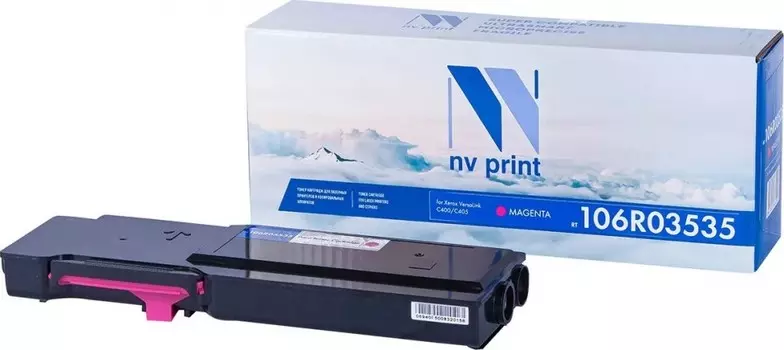 Картридж лазерный NV Print NV-106R03535M (106R03535), пурпурный, 8000 страниц, совместимый для Xerox VersaLink C400/C405