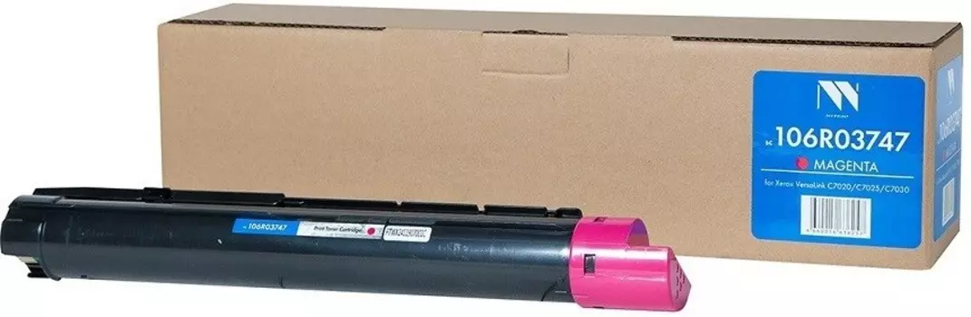 Картридж лазерный NV Print NV-106R03747 (106R03747), пурпурный, 16500 страниц, совместимый для Xerox VersaLink C7020/C7025/C7030