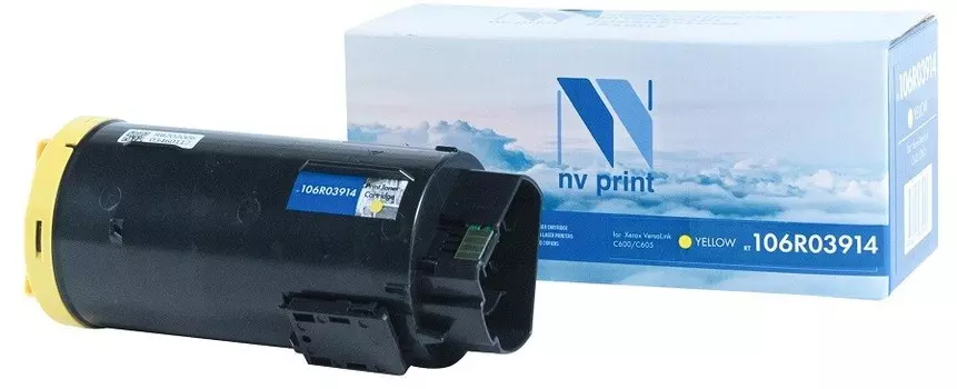 Картридж лазерный NV Print NV-106R03914 (106R03914), желтый 10100 страниц, совместимый, для Xerox VersaLink C600/C605
