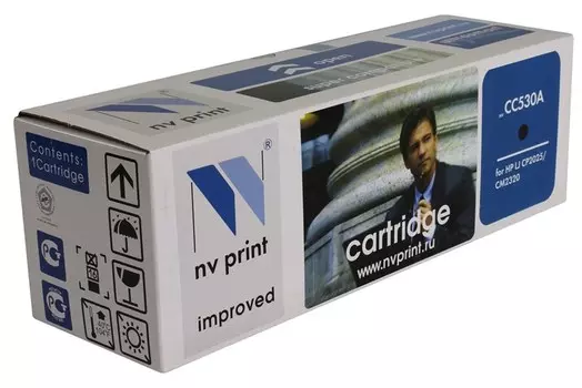 Картридж лазерный NV Print NV-CC530A (304A), черный, 3500 страниц, совместимый, для CLJ CP2025 / CM2320nf / CM2320fxi / CP2025n / CP2025dn
