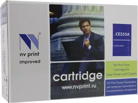 Картридж лазерный NV Print NV-CE255A (55A), черный, 6000 страниц, совместимый для LaserJet Enterprise 500 M525dn / 500 M525f / M525c / P3015 / P3015d / P3015dn / P3015x, LJ Pro M521dn / M521dw