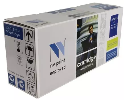 Картридж лазерный NV Print NV-CE271AC (650A), голубой, 15000 страниц, совместимый для Color LaserJet Enterprise CP5525dn / CP5525n / CP5525xh / M750dn / M750n / M750xh