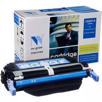 Картридж лазерный NV Print NV-CE401AC (507A), голубой, 6000 страниц, совместимый для Color LaserJet Enterprise 500 M575 / M551 / 570