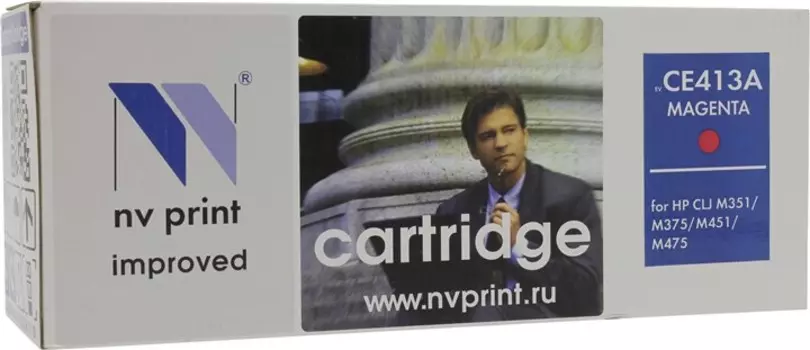 Картридж лазерный NV Print NV-CE413AM (305A), пурпурный, 2600 страниц, совместимый для LJ Pro 300 MFP M375nw / M351a, LJ Pro 400 MFP M475dn / M475dw / M451dn / M451dw / M451nw