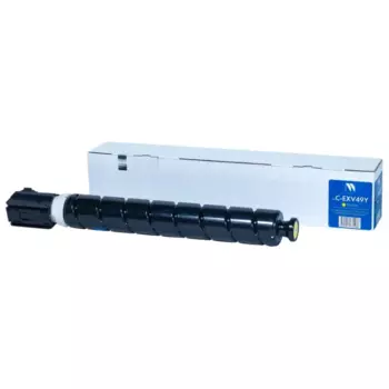 Картридж лазерный NV Print NV-CEXV49Y (C-EXV49Y/8527B002), желтый, 19000 страниц, совместимый для Canon iR ADV C3320/3320i/3325i/3330i/3530i/3525i/3520i