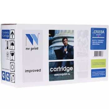Картридж лазерный NV Print NV-CF033AM (646A), пурпурный, 12500 страниц, совместимый, для CLJE CM4540 / CM4540f / CM4540fskm