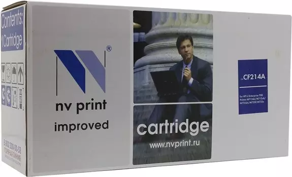 Картридж лазерный NV Print NV-CF214A (14A), черный, 10000 страниц, совместимый для LaserJet Enterprise M725dn / M725f / M725z / M725z+ / 700 M712dn / 700 M712xh