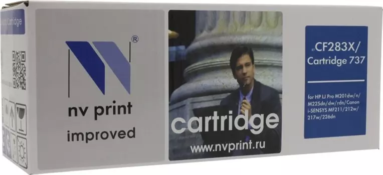 Картридж лазерный NV Print NV-CF283X/737 (83X / 737/CF283X/9435B004), черный, 2200 страниц, совместимый для LaserJet Pro M201n/M201dw/M225dn/M225dw, i-Sensys MF211/212w/216n/217w/226dn/229dw