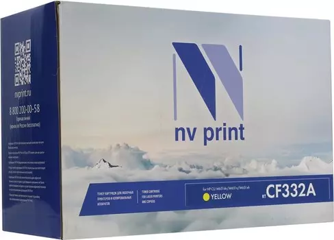 Картридж лазерный NV Print NV-CF332AY (CF332A), желтый, 15000 страниц, совместимый, для CLJ M651dn/M651n/M651xh