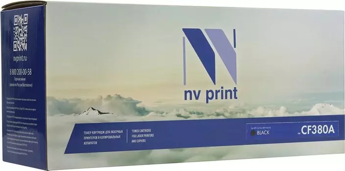 Картридж лазерный NV Print NV-CF380ABk (312A), черный, 2400 страниц, совместимый для Color LaserJet Pro MFP M476 series