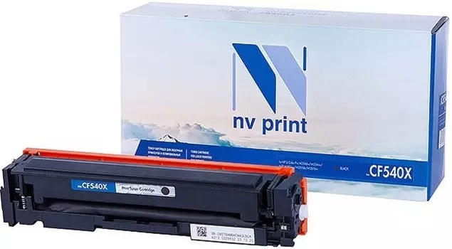 Картридж лазерный NV Print NV-CF540XBk (203X/CF540X), черный, 3200 страниц, совместимый для CLJ Pro M254dw/M254nw/MFP M280nw/M281fdn/M281fdw
