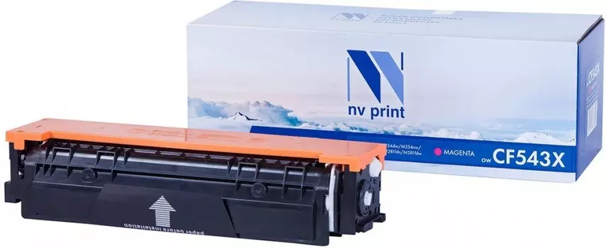 Картридж лазерный NV Print NV-CF543XM (203X/CF543X), пурпурный, 2500 страниц, совместимый для CLJ Pro M254dw/M254nw/MFP M280nw/M281fdn/M281fdw