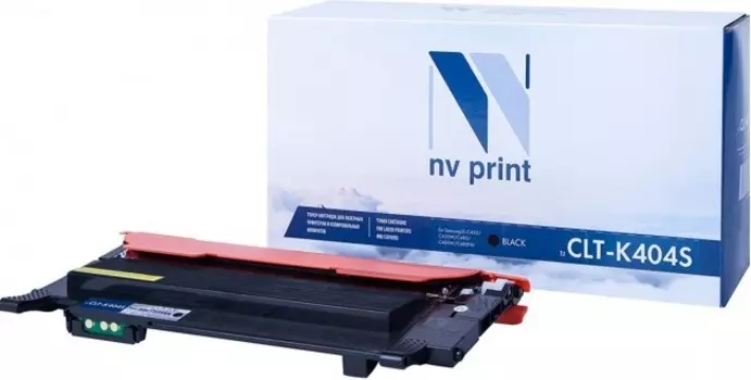 Картридж лазерный NV Print NV-CLT-K404SBk, черный, 1500 страниц, совместимый для Samsung SL-C430/C430W/C480/C480W/C480FW