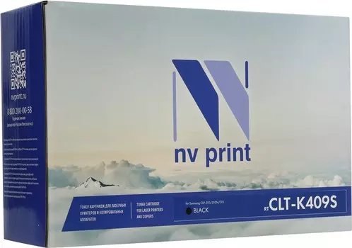 Картридж лазерный NV Print NV-CLTK409SBk (CLT-K409S), черный, 1500 страниц, совместимый для Samsung CLP-310/315, CLX-317/3175