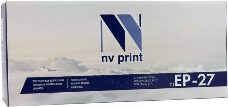Картридж лазерный NV Print NV-EP27 (EP-27), черный, 2500 страниц, совместимый для Canon LBP3200, i-Sensys MF3220 series, LaserBase MF3110/MF3200/MF5600/NF5700 series