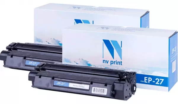 Картридж лазерный NV Print NV-EP27-SET2 (EP-27/8489A002), черный, 2500 страниц, 2 шт., совместимый для Canon MF3110/MF3240/MF5630/MF5650/MF5730/MF5750/MF5770