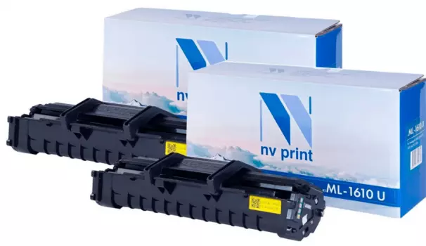 Картридж лазерный NV Print NV-ML1610UNIV-SET2 (ML-1610), черный, 3000 страниц, 2 шт., совместимый для Samsung/Xerox ML 1610/ML 1615/ML 1620/ML 1625/ML 2010/ML 2015/ML 2510/ML 2570/ML 2571N/SCX-4321/Phaser 3117/Phaser 3122/Phaser 3124/Phaser 3125