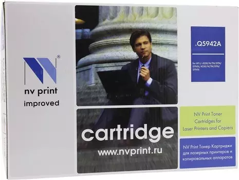 Картридж лазерный NV Print NV-Q5942A (42A), черный, 10000 страниц, совместимый, для LJ 4250dtnsl / 4250 / 4250dtn / 4250n / 4250tn / 4350 / 4350dtn / 4350dtnsl / 4350n / 4350tn