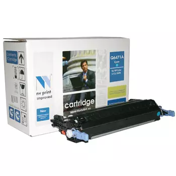 Картридж лазерный NV Print NV-Q6471AC (502A), голубой, 4000 страниц, совместимый, для CLJ 3600 / 3600n / 3600dn