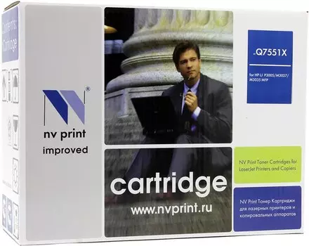 Картридж лазерный NV Print NV-Q7551X (51X), черный, 13000 страниц, совместимый для LaserJet M3027x / M3027 / M3035 / M3035xs / M3005 / M3005d / M3005dn / M3005n / M3005x