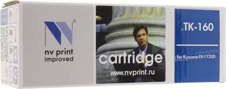 Картридж лазерный NV Print NV-TK160 (TK-160), черный, 2500 страниц, совместимый для Kyocera FS-1120D, FS-1120DN, ECOSYS P2035d, ECOSYS P2035dn
