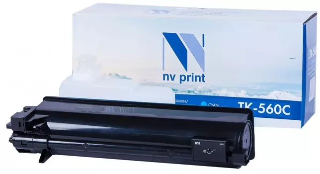 Картридж лазерный NV Print NV-TK560C (TK-560C/1T02HNCEU0), голубой, 10000 страниц, совместимый для Kyocera FS-C5300DN/C5350DN/ECOSYS P6030cdn