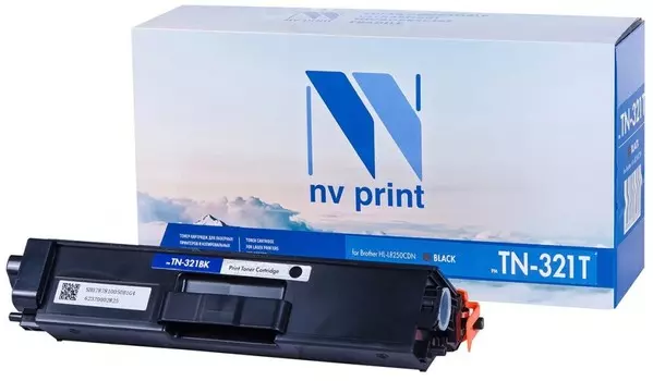 Картридж лазерный NV Print NV-TN321TBk (TN-321Bk), черный, 2500 страниц, совместимый для Brother HL-L8250CDN