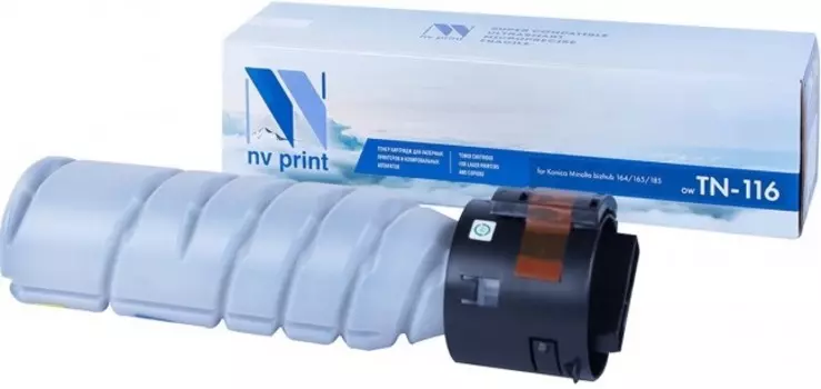 Картридж лазерный NV Print NV-TN-116 (TN-116), черный, 9000 страниц, совместимый для Konica Minolta bizhub 164/165/185