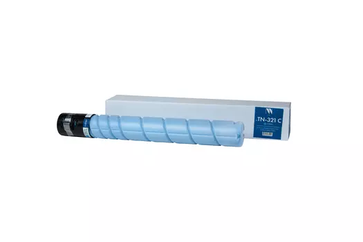 Картридж лазерный NV Print NV-TN-321 C (TN-321C/A33K450), голубой, 25000 страниц, совместимый для Konica Minolta Bizhub С224/C284/C284e/C364