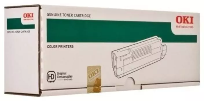 Картридж лазерный OKI 45862845/45862814, желтый, 10000 страниц, оригинальный для OKI MC873/MC883 с чипом