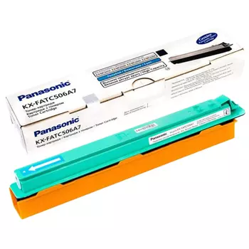 Картридж лазерный Panasonic KX-FATC506A/A7, голубой, 4000 страниц, оригинальный для Panasonic KX-MC6020RU