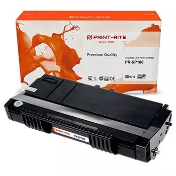 Картридж лазерный Print-Rite PR-SP100 (SP100 ), черный, 2000 страниц, совместимый для Ricoh SP100e/SP100SFe/SP100SUe/SP112/SP112su/SP112sf