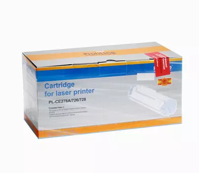 Картридж лазерный ProfiLine PL-CE278A/726/728 (CE278A/726/728), черный, 2100 страниц, совместимый для LaserJet P1560/P1566/P1600/P1606dn/M1536, i-Sensys MF4410/4420/4430/4450/4550d/4570d/4580dn/4780/D520/LBP-6200D