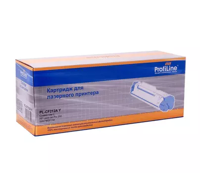 Картридж лазерный ProfiLine PL-CF212A (CF212A), желтый, 1800 страниц, совместимый для LaserJet Pro 200 color M251nw/267