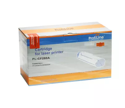Картридж лазерный ProfiLine PL-CF280A (CF280A), черный, 2700 страниц, совместимый, для LJP 400/M401/425