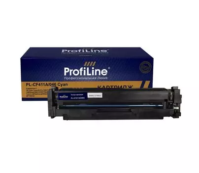 Картридж лазерный ProfiLine PL-CF411A/046/PL_CF411A/046_C (№410A/CF411A/046), голубой, 2300 страниц, совместимый для CLJ Pro CM377/CM377dw/CM452/CM452dn/CM452nw/CM477/CM477fdw/CM477fdw/CM477fnw/Canon LBP654Cx/LBP653Cdw/MF735Cx/MF734Cdw/MF732Cdw без чипа