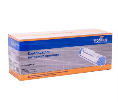 Картридж лазерный ProfiLine PL-Q6003A/707 (Q6003A/707), пурпурный, 2000 страниц, совместимый, для CLJ 1600 / 2600n / 2605 / 2605dn / 2605dtnCanon Laser Shot LBP5000/5100