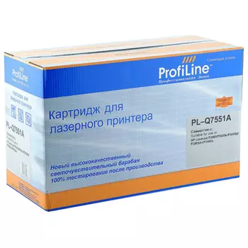 Картридж лазерный ProfiLine PL-Q7551A (Q7551A), черный, 6500 страниц, совместимый для LJ P3005/3005D/3005N/3005DN/3005X/M3027/MFP/M3035MFP/M3035XS MFP