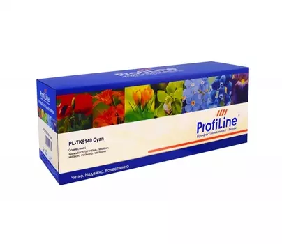 Картридж лазерный ProfiLine PL-TK-5140C/PL_TK-5140C_C_WC (TK-5140C/1T02NRCNL0), голубой, 7000 страниц, совместимый для Kyocera Ecosys M6030/6530/6030cdn/6530cdn, P6130/6130cdn без чипа